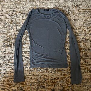 White Fox Only For Tonight Long Sleeve Top Blue- Small